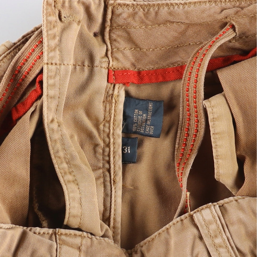 Ralph Lauren POLO by Ralph Lauren Chino Shorts Shorts Men's W33 equivalent cotton brown type Vintage Second Hand