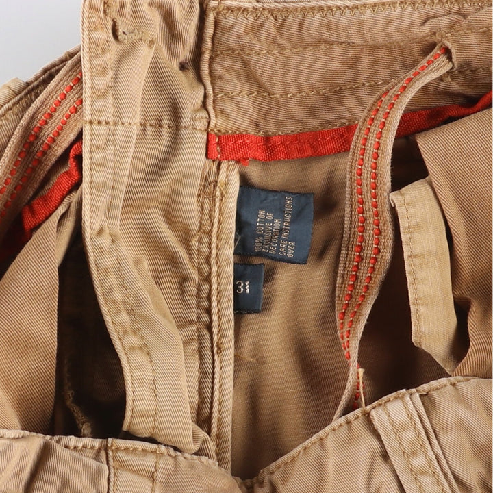 Ralph Lauren POLO by Ralph Lauren Chino Shorts Shorts Men's W33 equivalent cotton brown type Vintage Second Hand