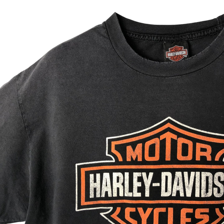 Vintage Harley-Davidson Motorcycle Paint Bike T-Shirt, Men's Size Large unclear black type Vintage Second Hand