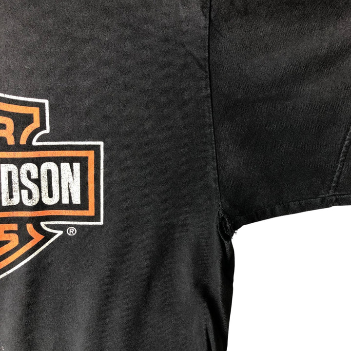 Vintage Harley-Davidson Motorcycle Paint Bike T-Shirt, Men's Size Large unclear black type Vintage Second Hand