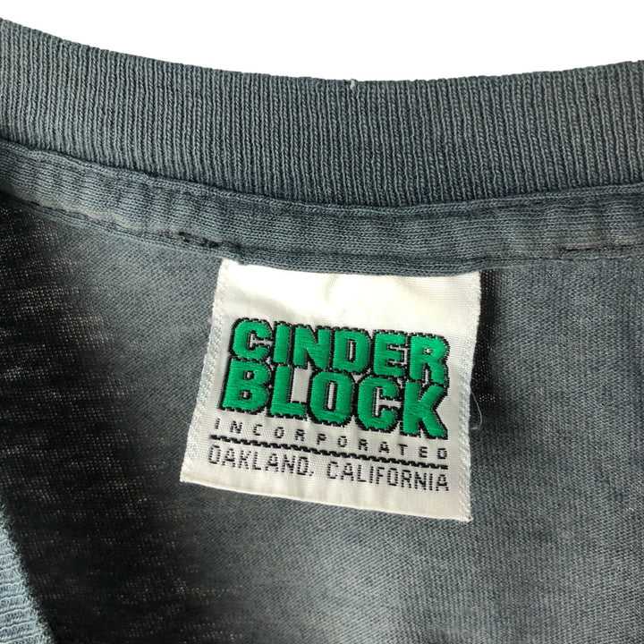 CINDER BLOCK MINISTRY Band T-Shirt, Men's Size Medium unclear black type Vintage Second Hand