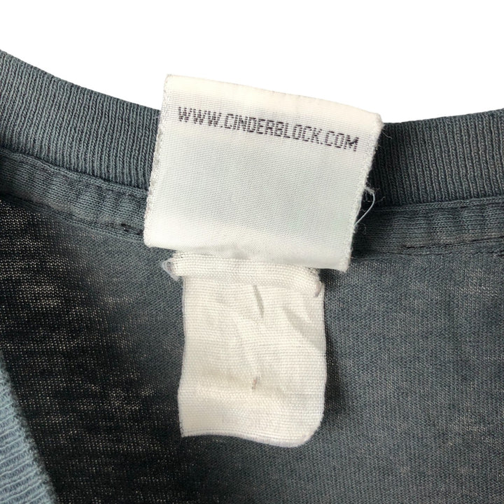 CINDER BLOCK MINISTRY Band T-Shirt, Men's Size Medium unclear black type Vintage Second Hand