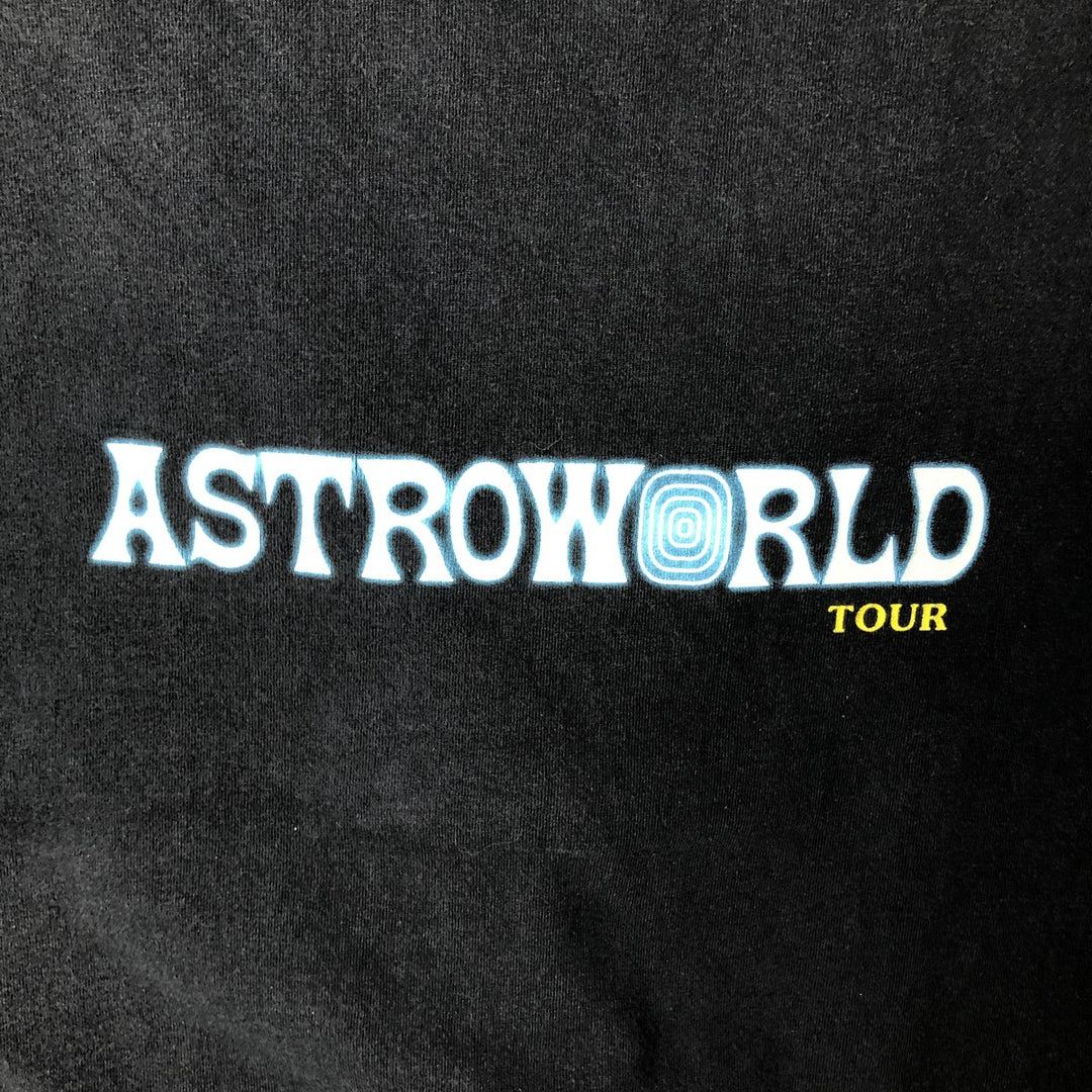 ASTRO WORLD Astroworld Rap T-shirt, Men's Size M cotton black type Vintage Second Hand
