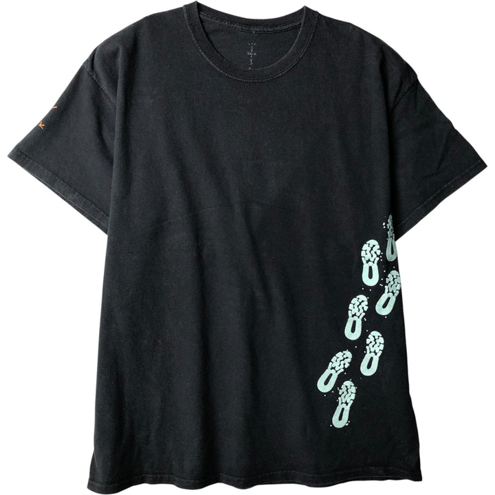 Cactus Jack Travis Scott Rap T-Shirt, Men's Size L cotton black type Vintage Second Hand