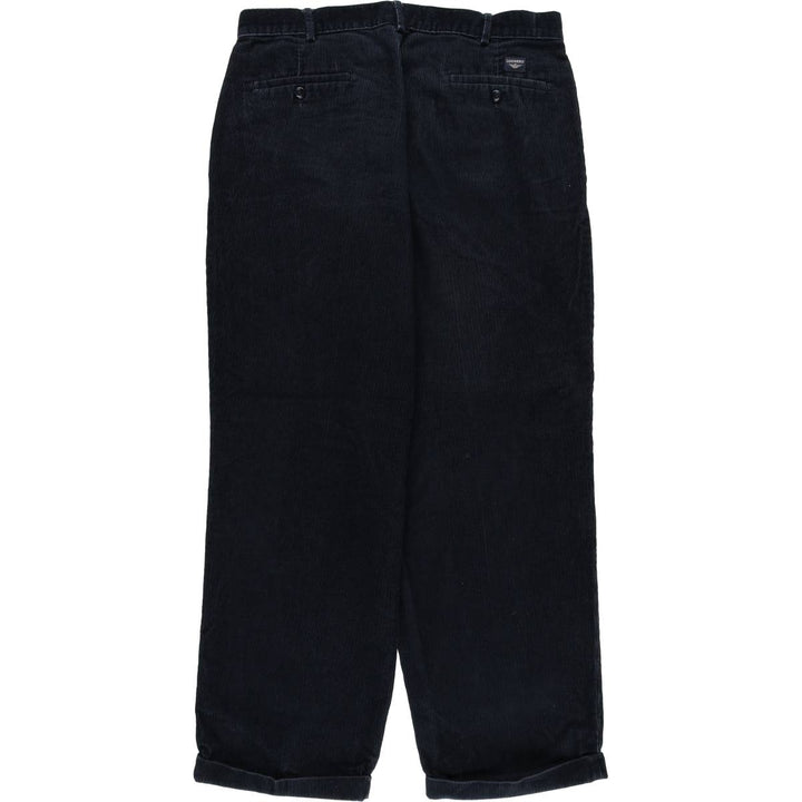 Dockers Two-pleat Corduroy Pants, Men's, Size W34 cotton navy blue type Vintage Second Hand