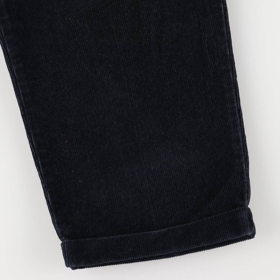 Dockers Two-pleat Corduroy Pants, Men's, Size W34 cotton navy blue type Vintage Second Hand