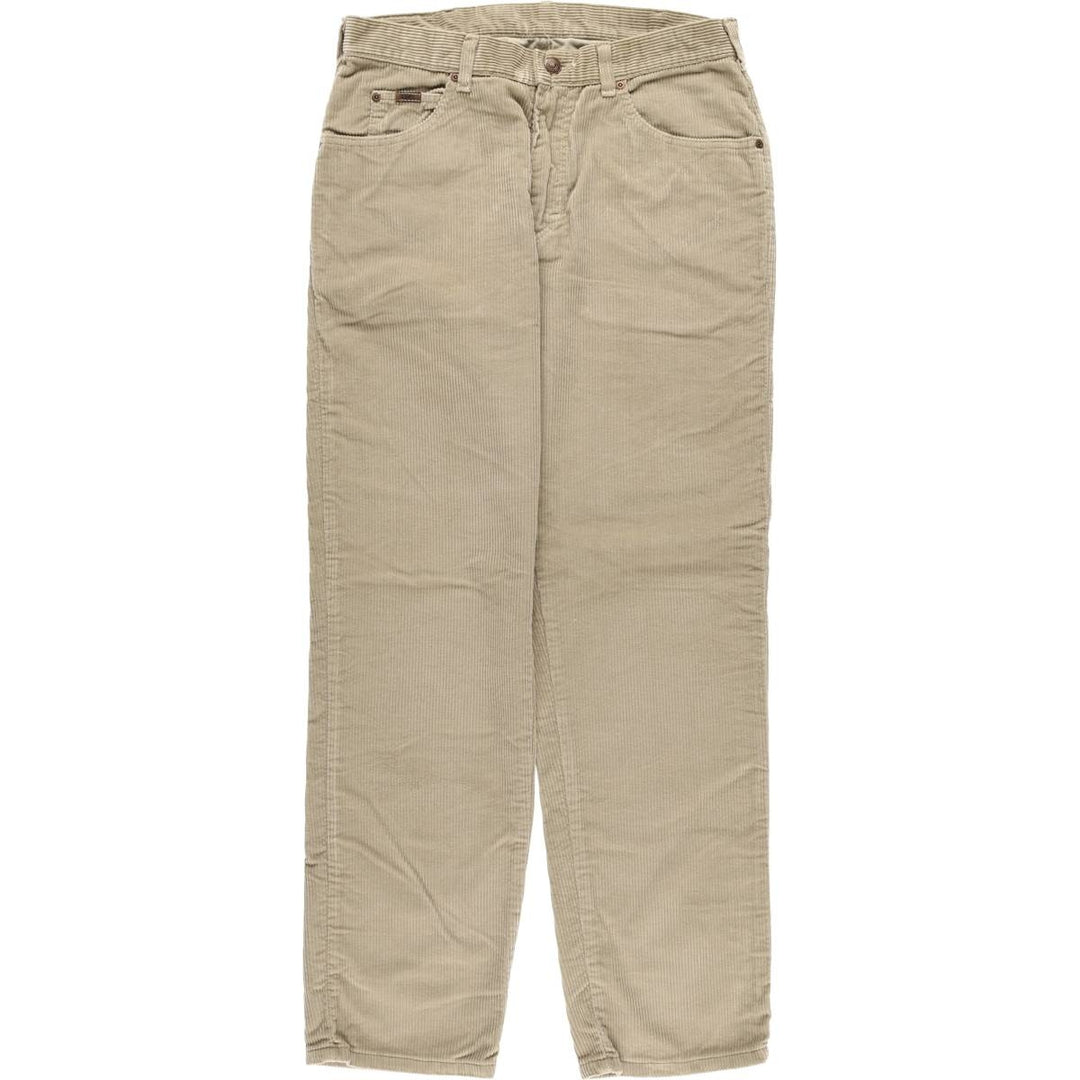 Vintage Lee Genuine Jeans corduroy pants, made in the USA cotton Beige type Vintage Second Hand