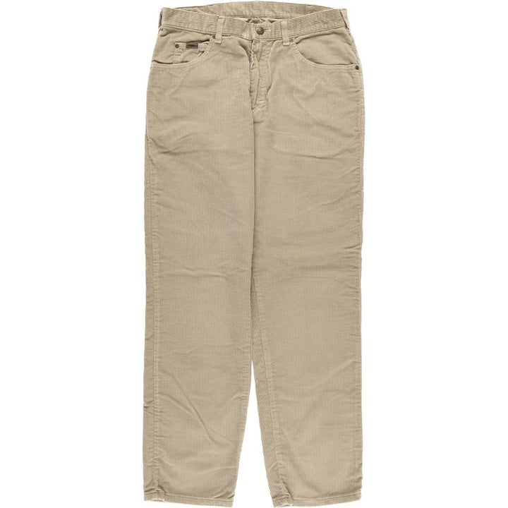 Vintage Lee Genuine Jeans corduroy pants, made in the USA cotton Beige type Vintage Second Hand