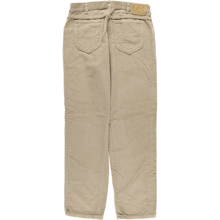 Vintage Lee Genuine Jeans corduroy pants, made in the USA cotton Beige type Vintage Second Hand