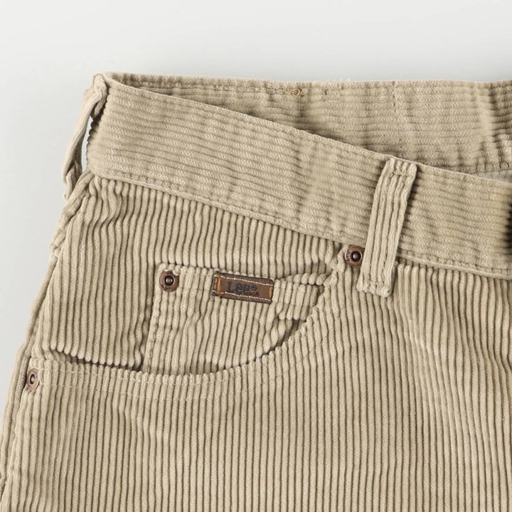 Vintage Lee Genuine Jeans corduroy pants, made in the USA cotton Beige type Vintage Second Hand