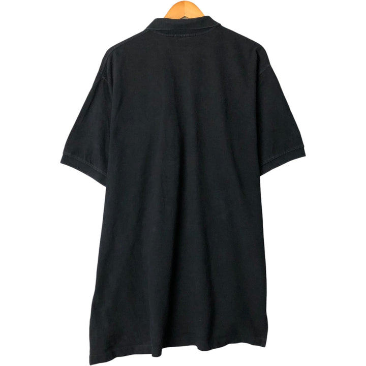 Ralph Lauren POLO by Ralph Lauren short sleeve polo shirt, men's XL size cotton black type Vintage Second Hand