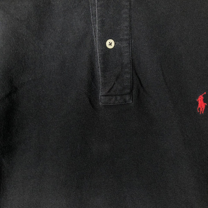 Ralph Lauren POLO by Ralph Lauren short sleeve polo shirt, men's XL size cotton black type Vintage Second Hand