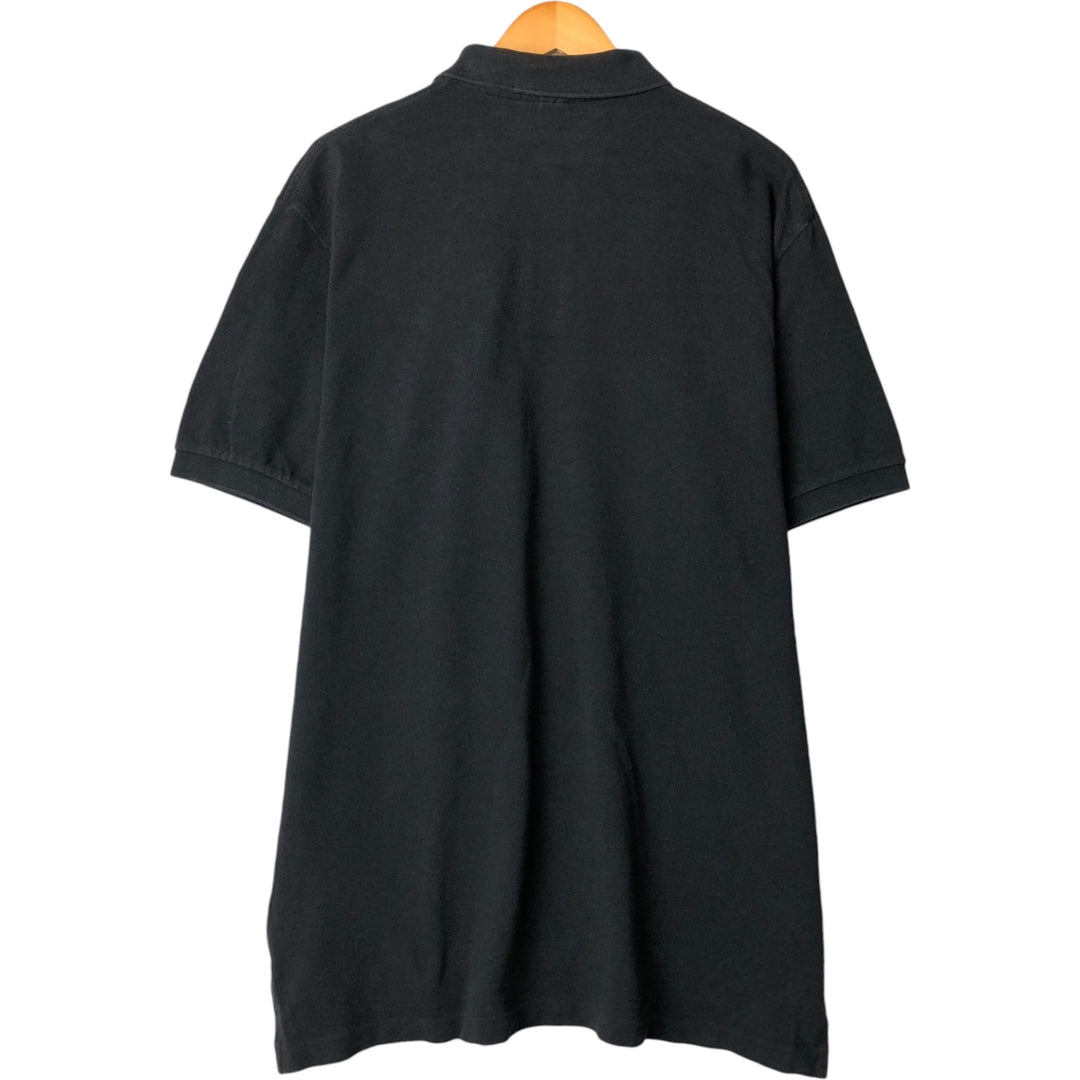 Ralph Lauren POLO by Ralph Lauren short sleeve polo shirt, men's XL size cotton black type Vintage Second Hand