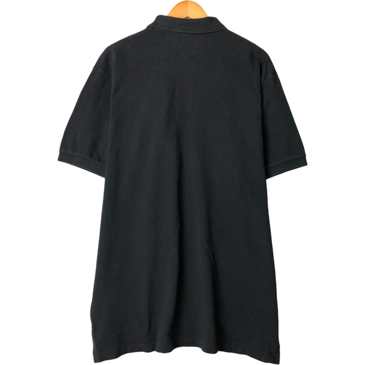 Ralph Lauren POLO by Ralph Lauren short sleeve polo shirt, men's XL size cotton black type Vintage Second Hand