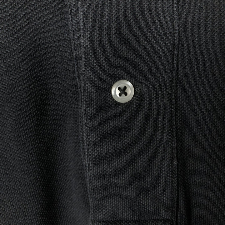 Ralph Lauren POLO by Ralph Lauren short sleeve polo shirt, men's XL size cotton black type Vintage Second Hand