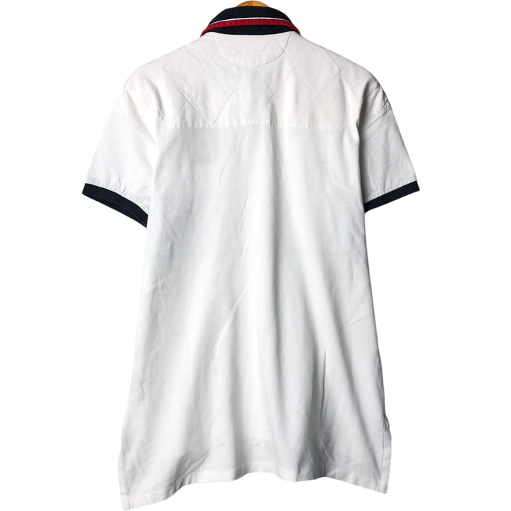 Ralph Lauren POLO by Ralph Lauren CUSTOM FIT Double Pony Short Sleeve Rugby Shirt, Men's Size L cotton white type Vintage Second Hand