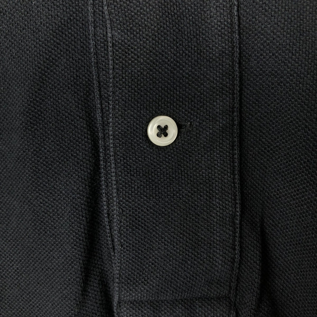 Ralph Lauren POLO by Ralph Lauren short sleeve polo shirt, men's size L cotton black type Vintage Second Hand