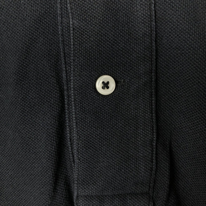 Ralph Lauren POLO by Ralph Lauren short sleeve polo shirt, men's size L cotton black type Vintage Second Hand