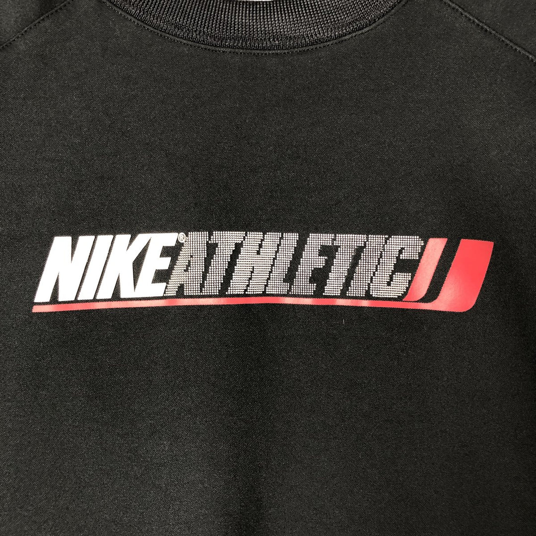 2000'S Nike Print Sweatshirt, Men's Size L polyester black type Vintage Second Hand
