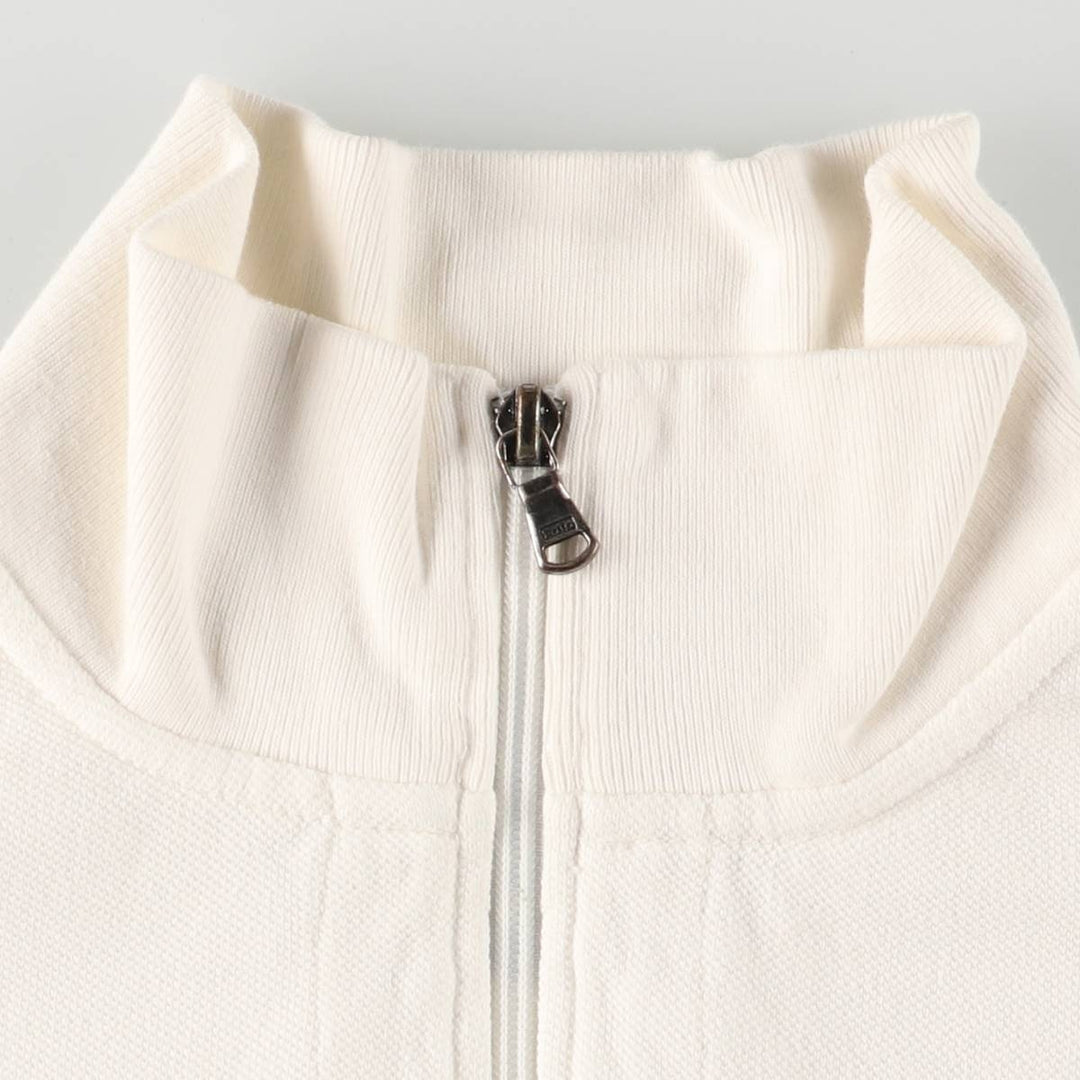 Ralph Lauren POLO by Ralph Lauren full zip sweatshirt, men's XL size cotton white type Vintage Second Hand
