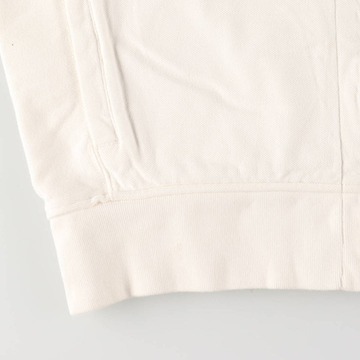 Ralph Lauren POLO by Ralph Lauren full zip sweatshirt, men's XL size cotton white type Vintage Second Hand