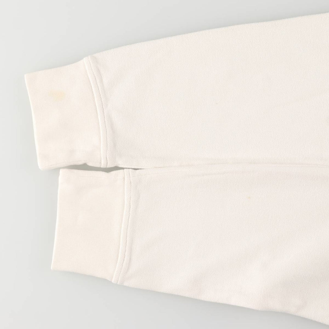 Ralph Lauren POLO by Ralph Lauren full zip sweatshirt, men's XL size cotton white type Vintage Second Hand