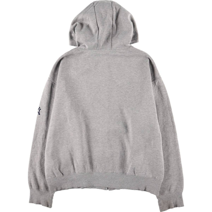 MLB Sweat Full Zip Hoodie Men's XL unclear gray type Vintage Second Hand