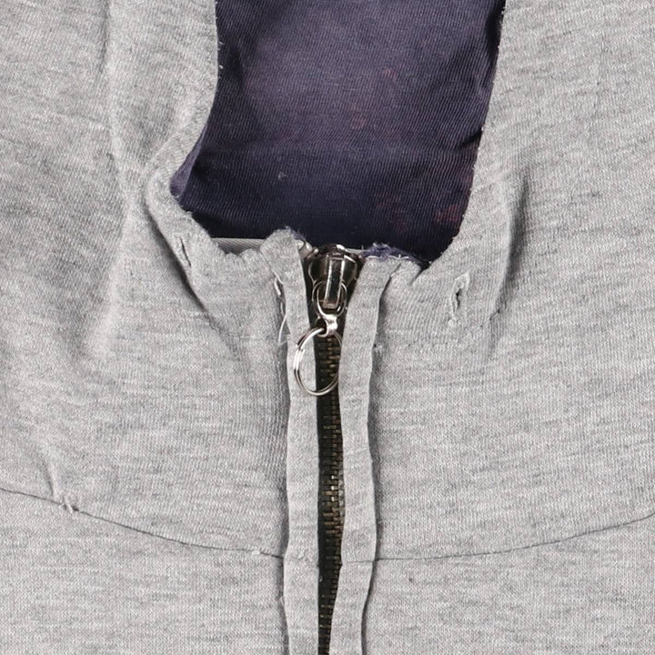 MLB Sweat Full Zip Hoodie Men's XL unclear gray type Vintage Second Hand