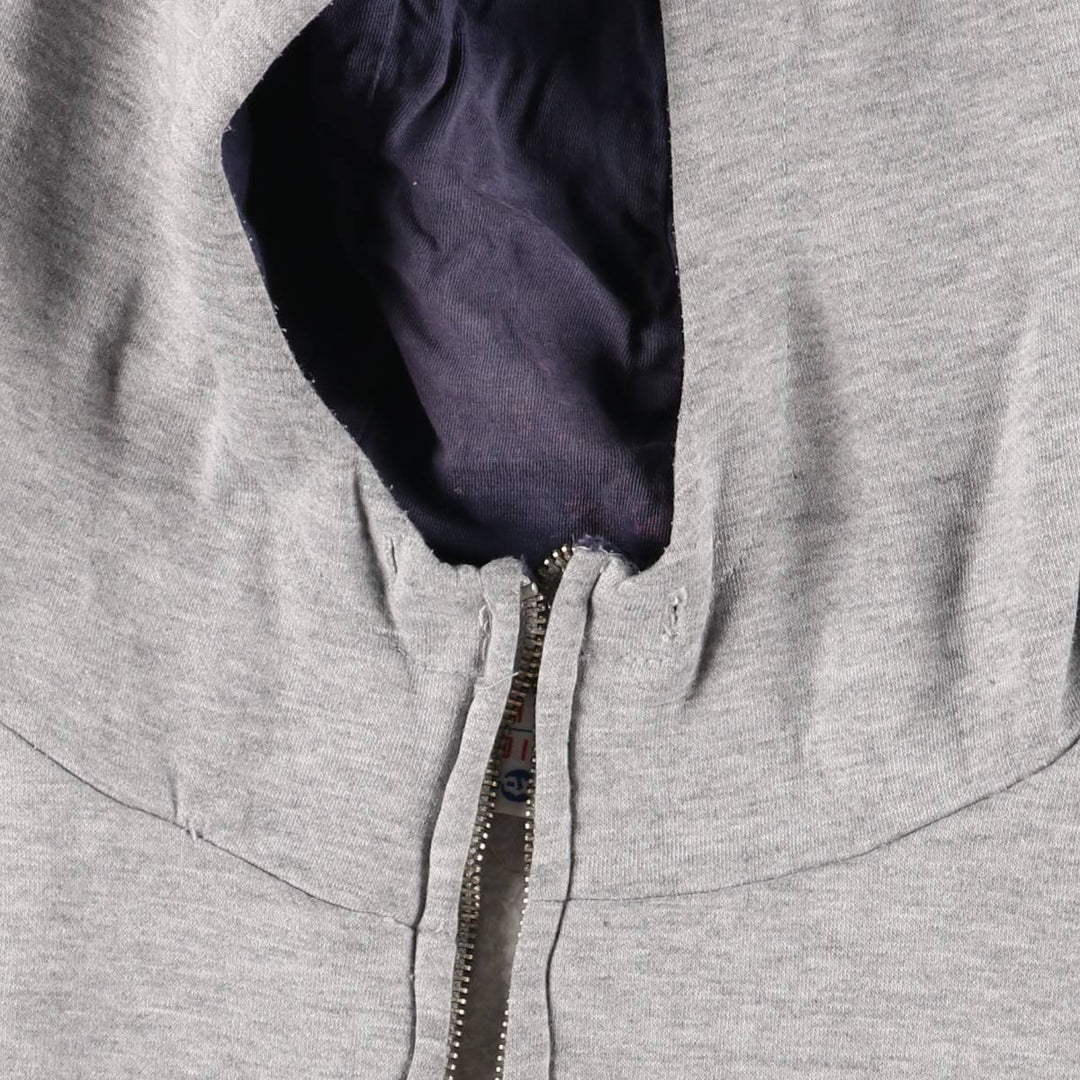 MLB Sweat Full Zip Hoodie Men's XL unclear gray type Vintage Second Hand