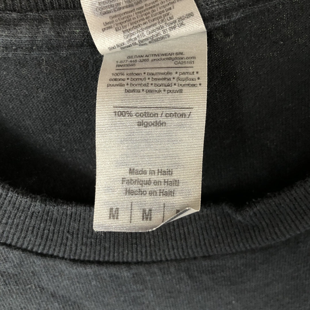 Gildan Steve Lacy band T-shirt, size M (men's) cotton black type Vintage Second Hand