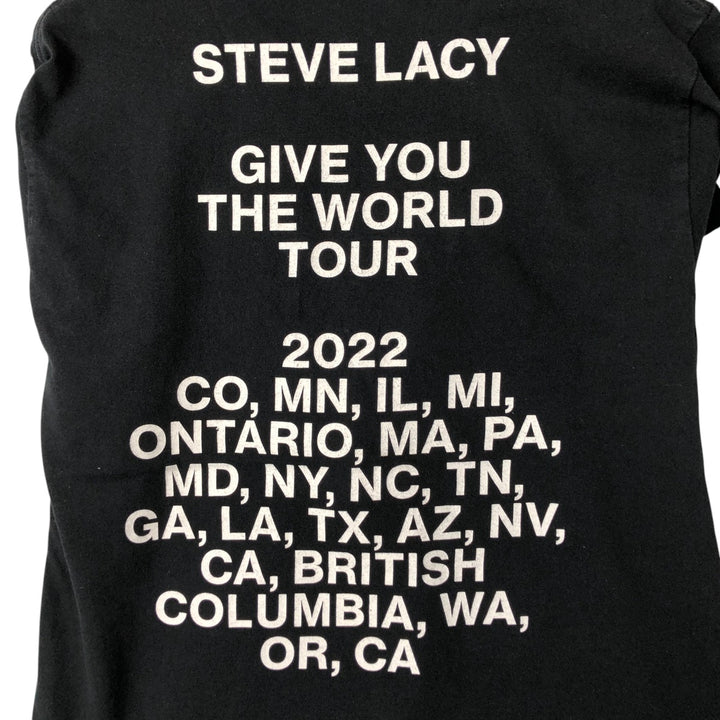 Gildan Steve Lacy band T-shirt, size M (men's) cotton black type Vintage Second Hand