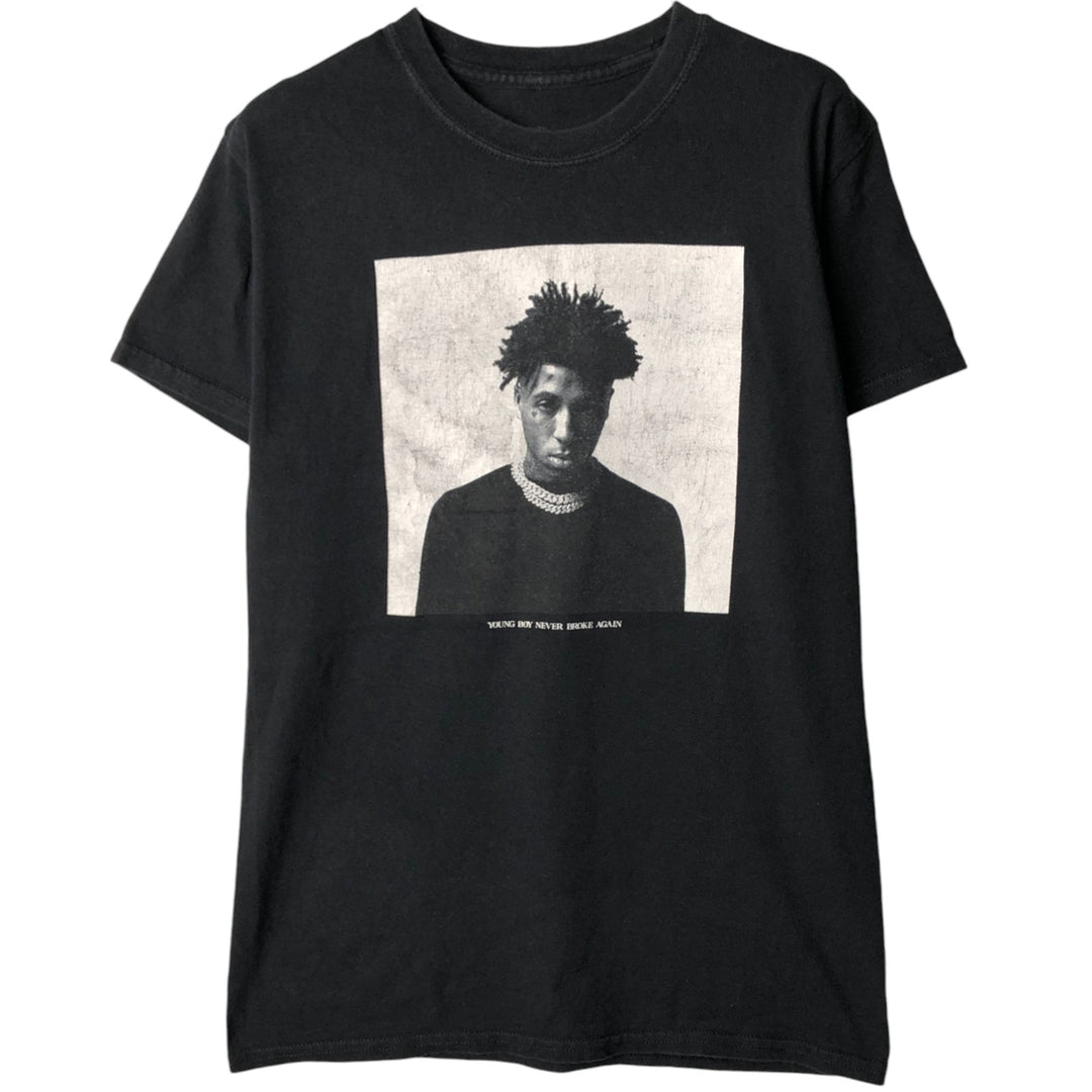 YoungBoy Never Broke Again Rap T-Shirt, Men's Size Small cotton black type Vintage Second Hand