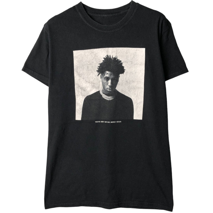 YoungBoy Never Broke Again Rap T-Shirt, Men's Size Small cotton black type Vintage Second Hand