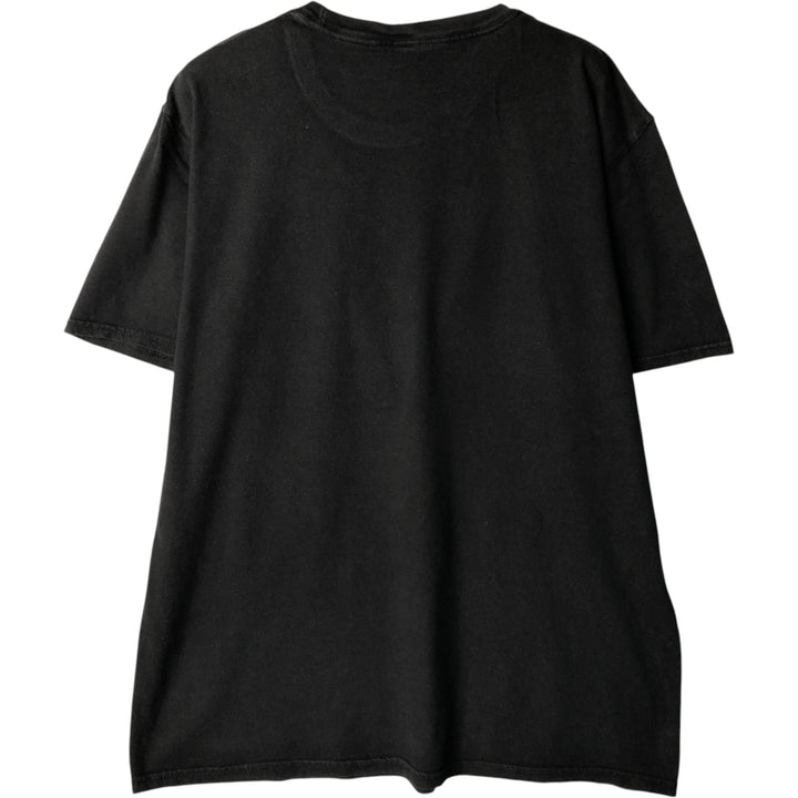 RAMONES Band T-shirt, Men's L size unclear black type Vintage Second Hand