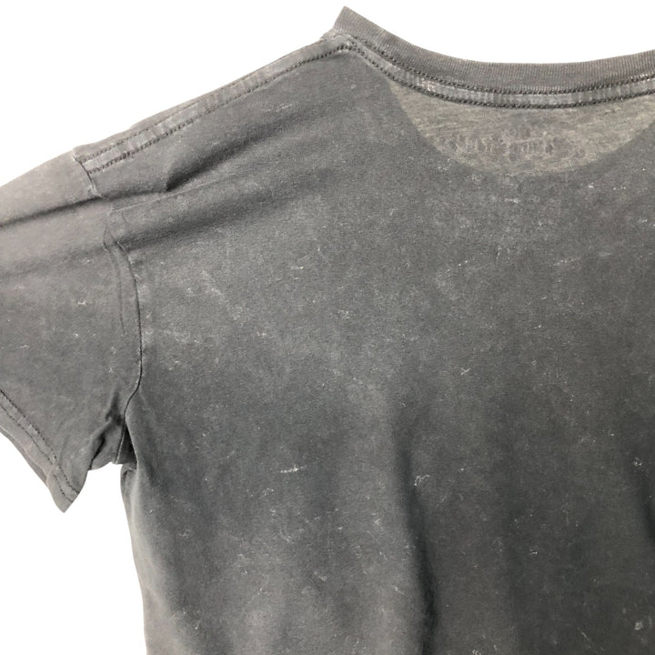 The Rolling Stones Band T-shirt, Men's M size cotton black type Vintage Second Hand