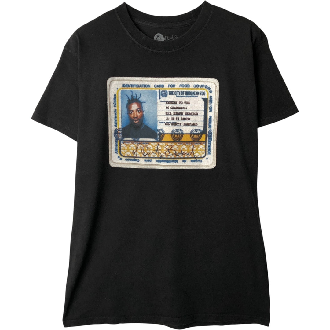 OL'DIRTY BASTARD Rap T-shirt, Men's M size cotton black type Vintage Second Hand