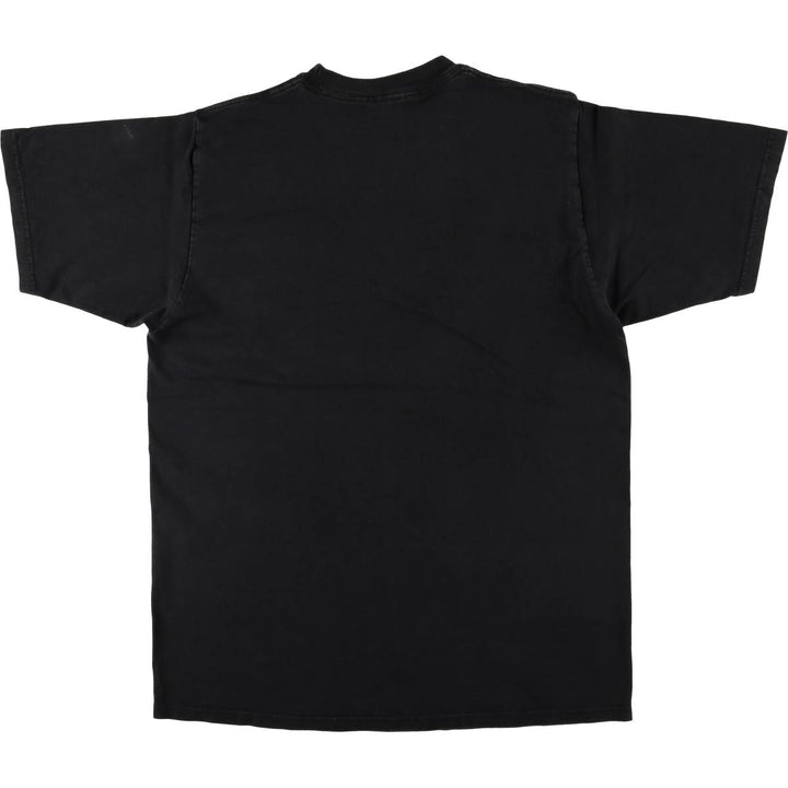 90'S PLANET HOLLYWOOD Advertising T-shirt Made in USA Men's XL Vintage cotton black type Vintage Second Hand