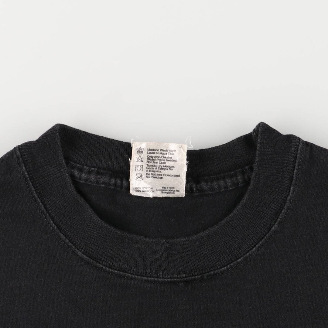90'S PLANET HOLLYWOOD Advertising T-shirt Made in USA Men's XL Vintage cotton black type Vintage Second Hand