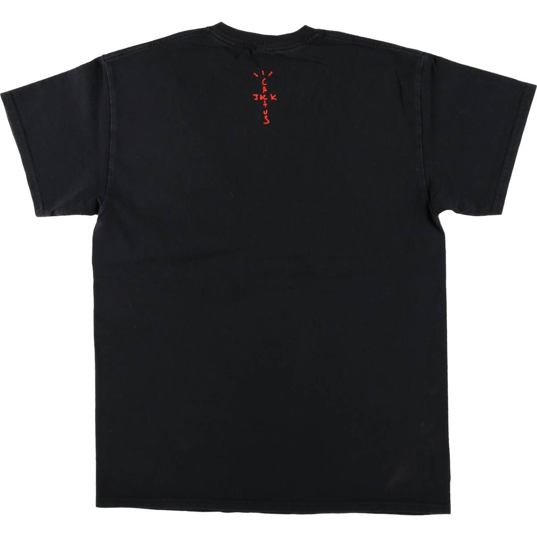 CACTUS JACK Travis Scott x McDonald's All American '92 Advertising T-Shirt, Men's Size Small cotton black type Vintage Second Hand
