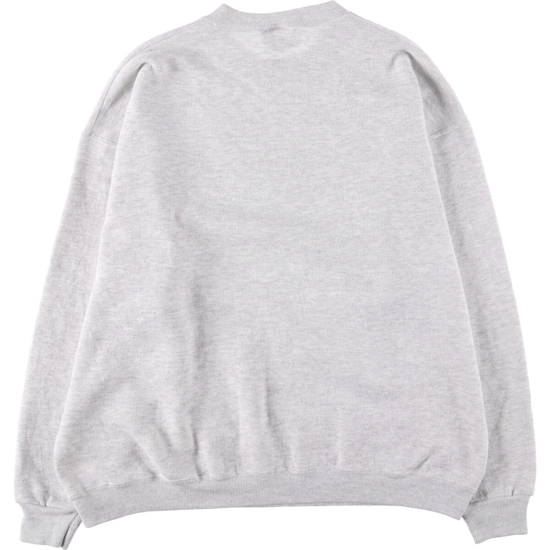 Vintage 90'S Lee printed sweatshirt, made in the USA, men's size XL cotton gray type Vintage Second Hand