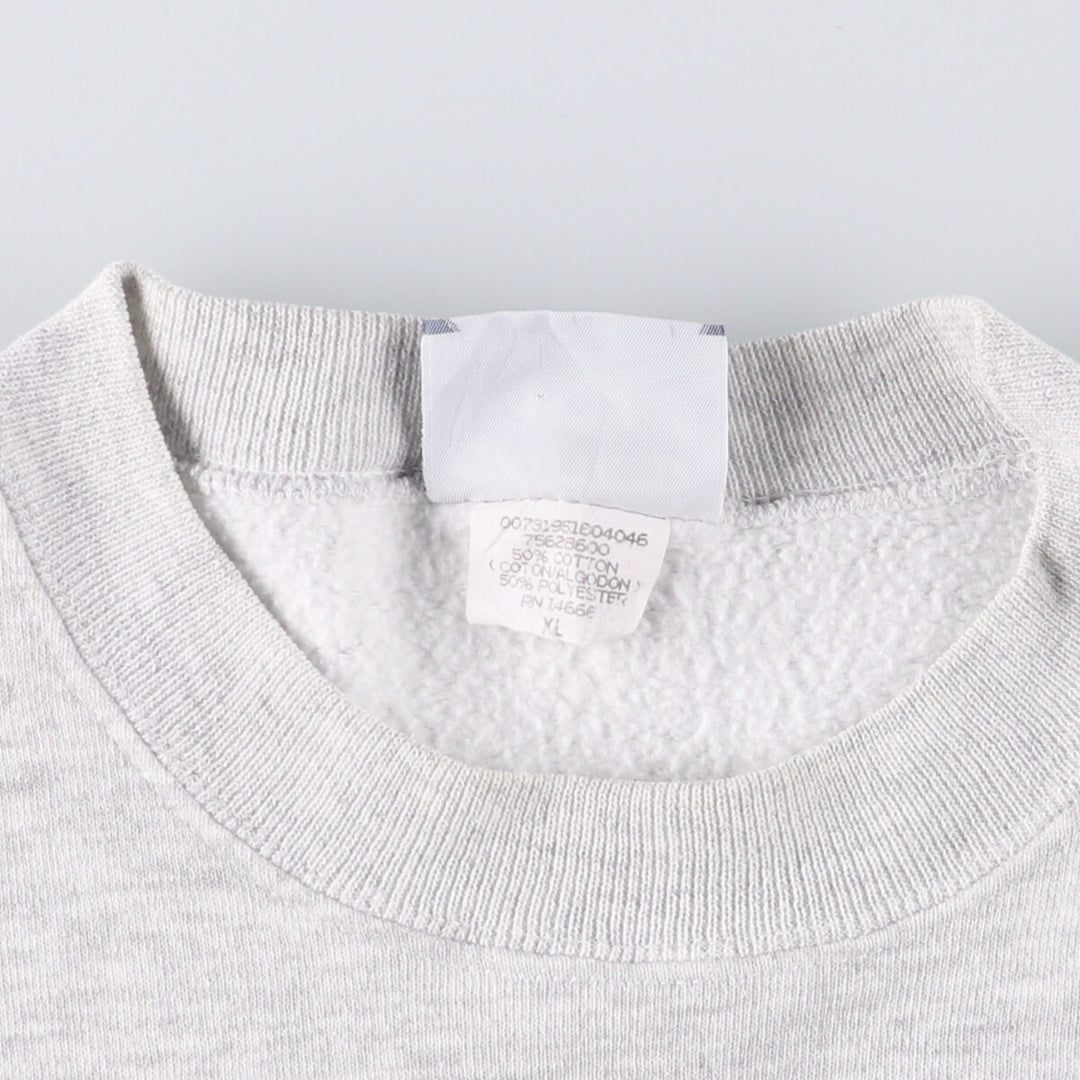Vintage 90'S Lee printed sweatshirt, made in the USA, men's size XL cotton gray type Vintage Second Hand
