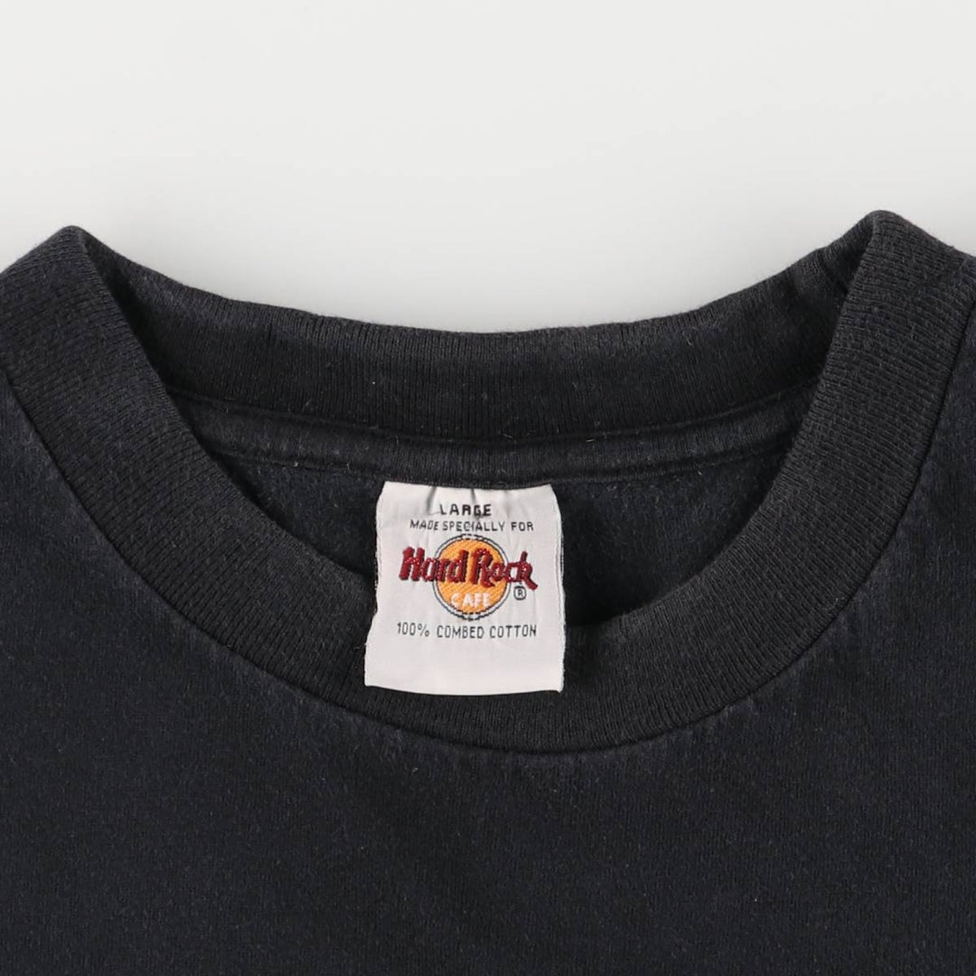 HARD ROCK CAFE Hard Rock Cafe COPENHAGEN Advertising T-shirt, Men's Size L cotton black type Vintage Second Hand