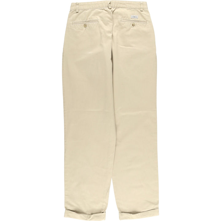 Ralph Lauren Polo Ralph Lauren Two-pleat Chino Pants Men's W30 cotton Beige type Vintage Second Hand
