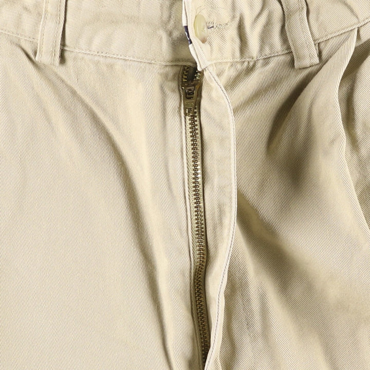 Ralph Lauren Polo Ralph Lauren Two-pleat Chino Pants Men's W30 cotton Beige type Vintage Second Hand