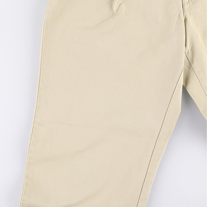 Ralph Lauren Polo Ralph Lauren Two-pleat Chino Pants Men's W30 cotton Beige type Vintage Second Hand