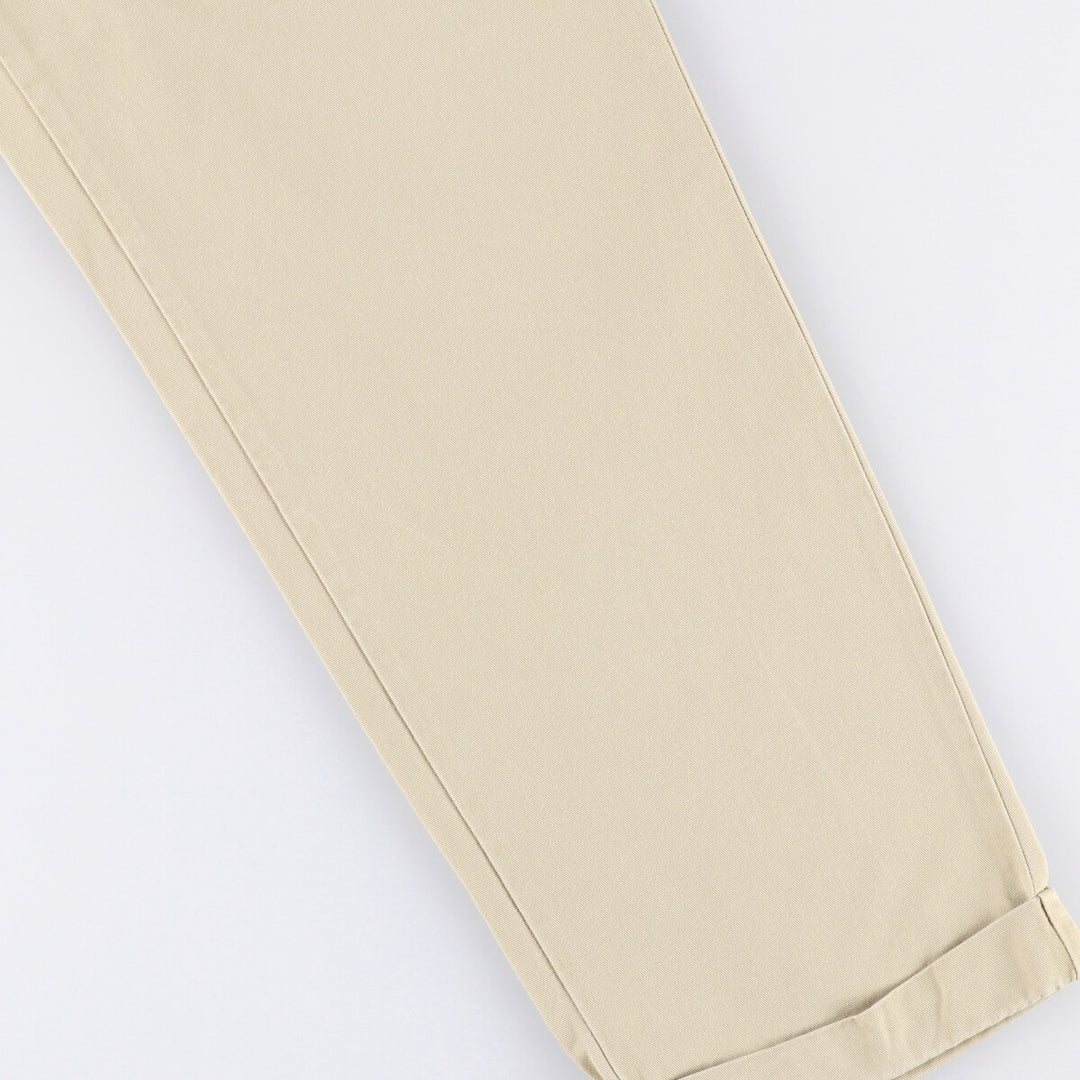 Ralph Lauren Polo Ralph Lauren Two-pleat Chino Pants Men's W30 cotton Beige type Vintage Second Hand