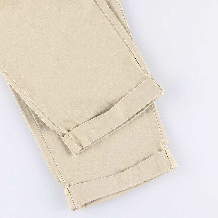 Ralph Lauren Polo Ralph Lauren Two-pleat Chino Pants Men's W30 cotton Beige type Vintage Second Hand