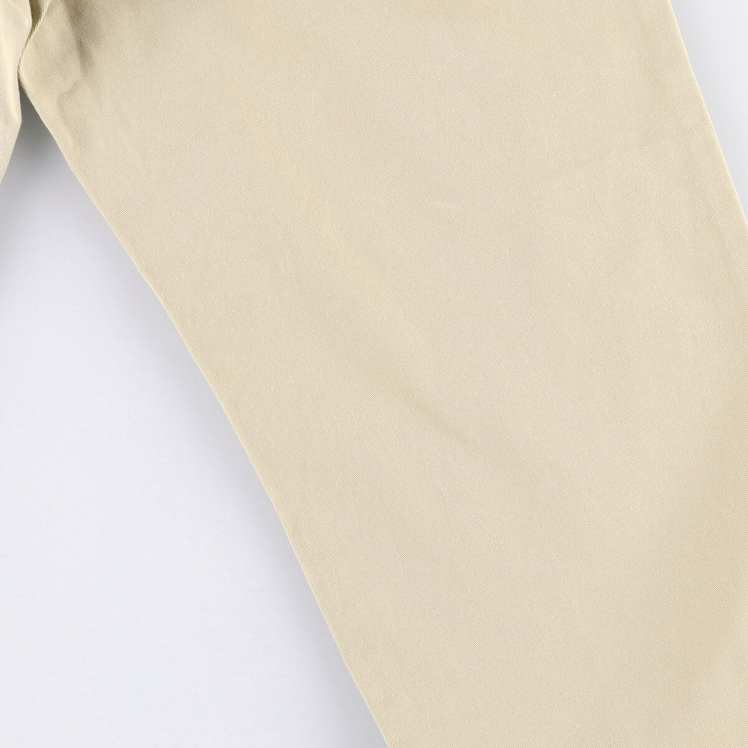 Ralph Lauren Polo Ralph Lauren Two-pleat Chino Pants Men's W30 cotton Beige type Vintage Second Hand