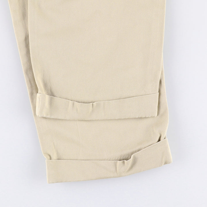Ralph Lauren Polo Ralph Lauren Two-pleat Chino Pants Men's W30 cotton Beige type Vintage Second Hand
