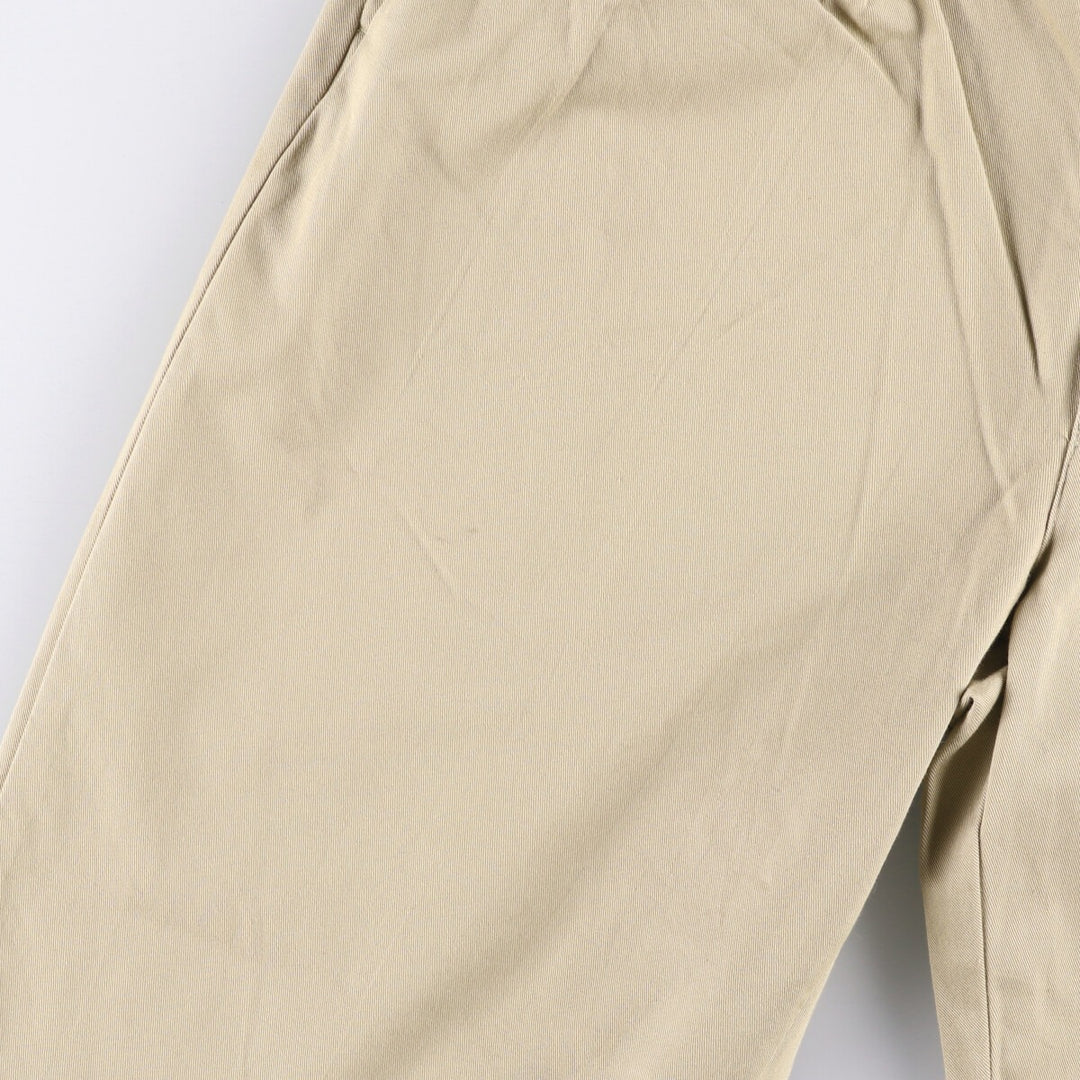 Ralph Lauren Polo Ralph Lauren Two-pleat Chino Pants for Men, W34 equivalent cotton Beige type Vintage Second Hand